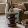 Gallery Direct Sculpt Mango Wood Side Table Gallery Direct Sculpt Mango Wood Side Table