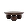 Gallery Direct Sculpt Mango Wood Round Coffee Table Gallery Direct Sculpt Mango Wood Round Coffee Table