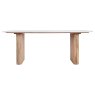 Reed Mango Wood & Marble Dining Table Reed Mango Wood & Marble Dining Table