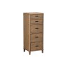 Jude Reclaimed Wood 5 Drawer Tall Chest Of Drawers Jude Reclaimed Wood 5 Drawer Tall Chest Of Drawers