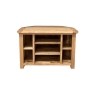 Largo Rustic Solid Oak Corner TV Unit