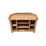 Largo Rustic Solid Oak Corner TV Unit Largo Rustic Solid Oak Corner TV Unit