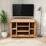 Largo Rustic Solid Oak Corner TV Unit Largo Rustic Solid Oak Corner TV Unit