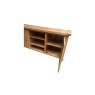 Largo Rustic Solid Oak Large TV Unit with Wood Doors Largo Rustic Solid Oak Large TV Unit with Wood Doors