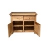 Largo Rustic Solid Oak Small Sideboard