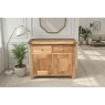 Largo Rustic Solid Oak Small Sideboard