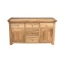 Largo Rustic Solid Oak Large Sideboard