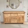 Largo Rustic Solid Oak Large Sideboard Largo Rustic Solid Oak Large Sideboard