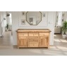 Largo Rustic Solid Oak Large Sideboard
