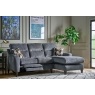 Ace Fabric Reclining Motion Chaise Lounger Sofa