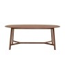 Gallery Direct Madrid Walnut Oval Dining Table Set & x4 Dining Chairs Gallery Direct Madrid Walnut Oval Dining Table Set & x4 Dining Chairs