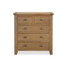 Tewkesbury Smoked Oak 5 Drawer Chest of Drawers Tewkesbury Smoked Oak 5 Drawer Chest of Drawers
