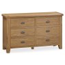 Tewkesbury Smoked Oak 6 Drawer Chest of Drawers Tewkesbury Smoked Oak 6 Drawer Chest of Drawers