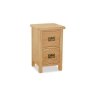 Salisbury Lite Oak Narrow Bedside Table