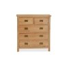 Salisbury Lite Oak 2 Over 3 Chest of Drawers