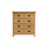 Salisbury Lite Oak 2 Over 3 Chest of Drawers Salisbury Lite Oak 2 Over 3 Chest of Drawers
