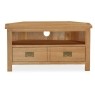 Salisbury Lite Oak Corner Media TV Stand