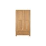 Bergen Solid Oak Gents Wardrobe Bergen Solid Oak Gents Wardrobe
