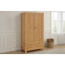 Bergen Solid Oak Gents Wardrobe Bergen Solid Oak Gents Wardrobe