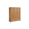 Bergen Solid Oak Triple Wardrobe