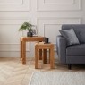 Bergen Solid Oak Nest of Tables Bergen Solid Oak Nest of Tables