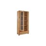 Bergen Solid Oak Display Cabinet