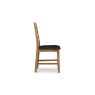 Bergen Solid Oak Dining Chair with Victoria Steel Seat Bergen Solid Oak Dining Chair with Victoria Steel Seat