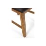 Bergen Solid Oak Dining Chair with Victoria Steel Seat Bergen Solid Oak Dining Chair with Victoria Steel Seat