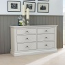 Bordeaux Painted Cotton 6 Drawer Chest Of Drawers Bordeaux Painted Cotton 6 Drawer Chest Of Drawers
