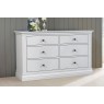 Bordeaux Painted White 6 Drawer Chest Of Drawers Bordeaux Painted White 6 Drawer Chest Of Drawers