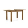 Salisbury Waxed Premium Oak Compact Ext Dining Table Set + 6 Slat Back PU Chairs Salisbury Waxed Premium Oak Compact Ext Dining Table Set + 6 Slat Back PU Chairs