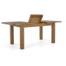 Salisbury Waxed Premium Oak Small Ext Dining Table Set + 6 Slat Back PU Chairs Salisbury Waxed Premium Oak Small Ext Dining Table Set + 6 Slat Back PU Chairs