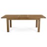 Salisbury Waxed Premium Oak Large Ext Dining Table Set + 6 Slat Back PU Chairs Salisbury Waxed Premium Oak Large Ext Dining Table Set + 6 Slat Back PU Chairs