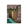 G Plan Winchester Retro Oak 5 Drawer Tall Chest with Mirror