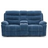 Halo Tech Fabric 2 Seater Power Head Tilt Recliner Sofa with Console Halo Tech Fabric 2 Seater Power Head Tilt Recliner Sofa with Console