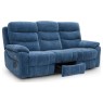 Halo Tech Fabric 3 Seater Power Head Tilt Recliner Sofa Halo Tech Fabric 3 Seater Power Head Tilt Recliner Sofa