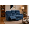 Halo Tech Fabric 3 Seater Power Head Tilt Recliner Sofa Halo Tech Fabric 3 Seater Power Head Tilt Recliner Sofa