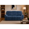 Halo Tech Fabric 3 Seater Power Head Tilt Recliner Sofa