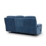 Halo Tech Fabric 3 Seater Power Head Tilt Recliner Sofa Halo Tech Fabric 3 Seater Power Head Tilt Recliner Sofa