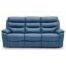 Halo Tech Leather 3 Seater Power Head Tilt Recliner Sofa Halo Tech Leather 3 Seater Power Head Tilt Recliner Sofa