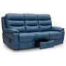 Halo Tech Leather 3 Seater Power Head Tilt Recliner Sofa Halo Tech Leather 3 Seater Power Head Tilt Recliner Sofa
