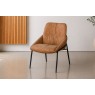 Jackson PU Leather Dining Chair in Tan Jackson PU Leather Dining Chair in Tan