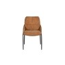 Jackson PU Leather Dining Chair in Tan