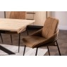 Jaxon Oak Finish 160-220cm Ext Dining Table Set with x4 Jackson Chairs in Tan Jaxon Oak Finish 160-220cm Ext Dining Table Set with x4 Jackson Chairs in Tan