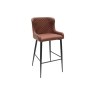 Heron Industrial Bar Stool in Tan PU