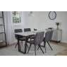 Brooklyn Grey Oak 140cm Fixed Dining Table Brooklyn Grey Oak 140cm Fixed Dining Table