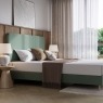 TEMPUR Form Spring Static Bed with Classic Box Headboard TEMPUR Form Spring Static Bed with Classic Box Headboard