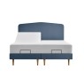 TEMPUR Form Spring Adjustable Bed with Geomatric Box Headboard TEMPUR Form Spring Adjustable Bed with Geomatric Box Headboard