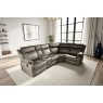 Ellena Soft Grey L Shape Recliner Corner Sofa with Storage