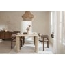 Ida Travertine Stone 150cm Dining Table Set with 4 Grace Chairs